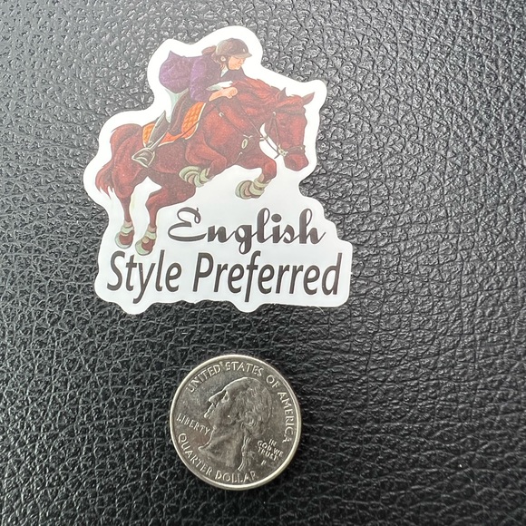 English Jumper Show Jumping Hunter Jumper Endurance Equestrian Horse Sticker - Picture 3 of 3